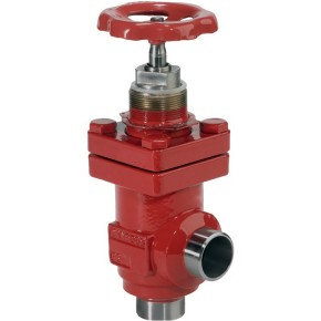 Вентиль (клапан) запорный Danfoss SVA-S 65 D ANG H-WHEEL